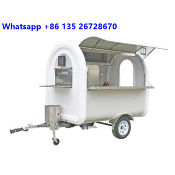 Customized food cart for coffee icecream with CE